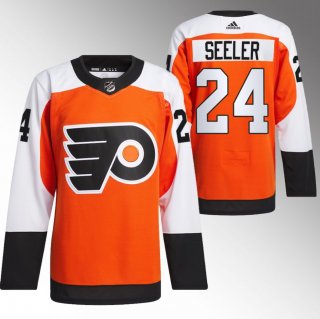 Philadelphia Flyers #24 Nick Seeler 2023-24 Orange Stitched Jersey