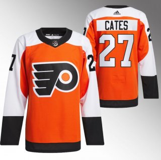 Philadelphia Flyers #27 Noah Cates 2023-24 Orange Stitched Jersey