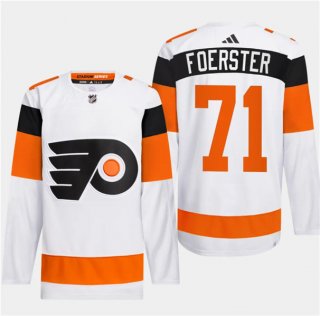 Philadelphia Flyers #71 Tyson Foerster White 2024 Stadium Series Stitched Jersey