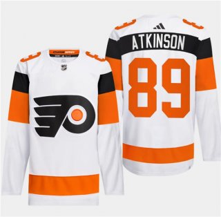 Philadelphia Flyers #89 Cam Atkinson White 2024 Stadium Series Stitched Jersey