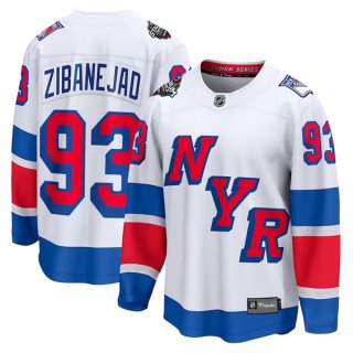 New York Rangers #93 Mika Zibanejad White 2024 Stadium Series Breakaway