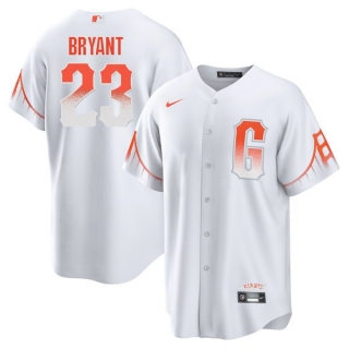 San Francisco Giants #23 Kris Bryant White City Connect Cool Base Stitched Jersey