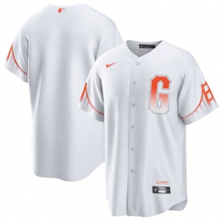 San Francisco Giants Blank White City Connect Cool Base Stitched Jersey