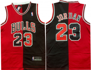 Chicago Bulls #23 Michael Jordan splite jersey