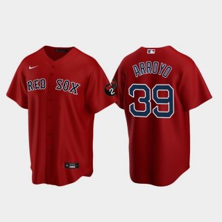 Boston Red Sox #39 Christian Arroyo Red Cool Base Stitched Baseball Jersey