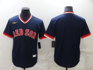 Boston Red Sox Navy Stitched Baseball Jersey