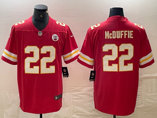 Kansas City Chiefs #22 Mcduffie red vapor limited jersey