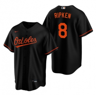 Baltimore Orioles #8 Cal Ripken Jr. Black Cool Base Stitched MLB Jersey