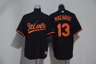 Baltimore Orioles #13 Manny Machado Black Cool Base Stitched MLB Jersey