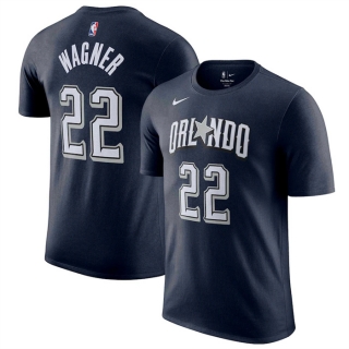 Orlando Magic #22 Franz Wagner Navy 2023-24 City Edition Name & Number T-Shirt