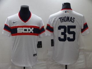 Chicago White Sox #35 Frank Thomas Throwback Cool Base Stitched Jersey