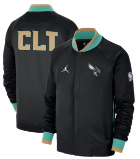 Charlotte Hornets Black 2022-23 City Edition Full-Zip Jacket