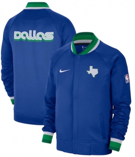 Dallas Mavericks Blue 2022-23 City Edition Full-Zip Jacket