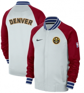 Denver Nuggets Grey-Red 2022-23 City Edition Full-Zip Jacket