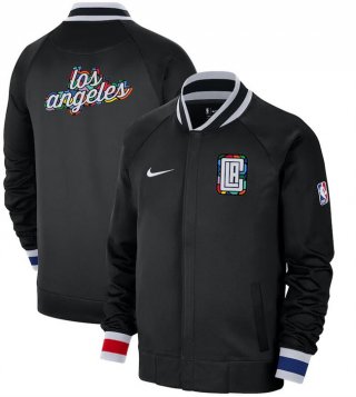 Los Angeles Clippers Black 2022 23 City Edition Full-Zip Jacket