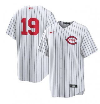 Cincinnati Reds #19 Joey Votto White 2022 Field Of Dreams Stitched Baseball Jersey 2