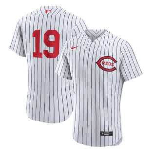 Cincinnati Reds #19 Joey Votto White 2022 Field Of Dreams Stitched Baseball Jersey
