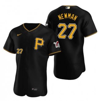 Pittsburgh Pirates #27 Kevin Newman Black Flex Base Stitched MLB Jersey