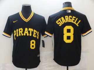 Pittsburgh Pirates #8 Willie Stargell Black Cool Base Stitched MLB Jersey