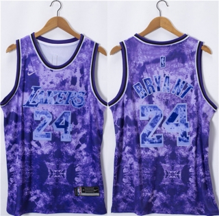 Los Angeles Lakers #24 Kobe Bryant 2023 Purple Stitched Basketball Jersey