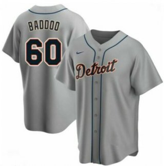 Detroit Tigers #60 Akil Baddoo Gray Cool Base Stitched Jersey