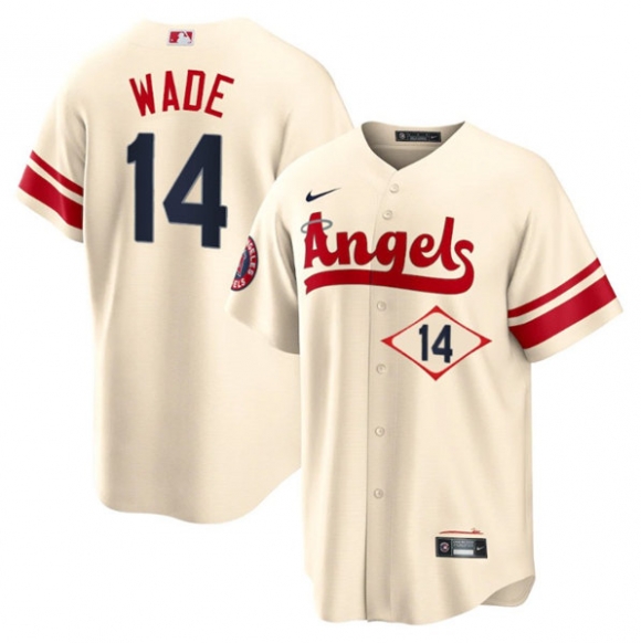 Los Angeles Angels #14 Tyler Wade 2022 Cream City Connect Cool Base Stitched