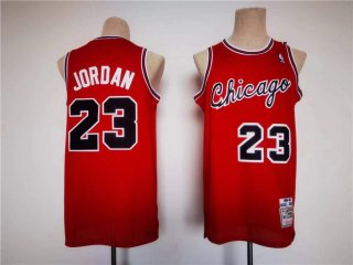Chicago Bulls #23 Michael Jordan Red Stitched Jersey