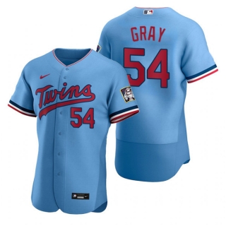 Minnesota Twins #54 Sonny Gray Blue Flex Base Stitched Jersey