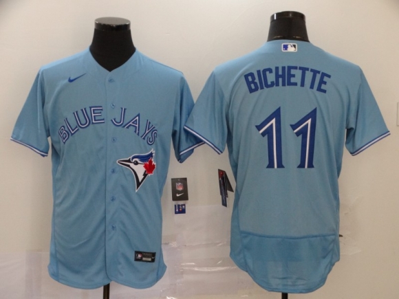 Toronto Blue Jays #11 Bo Bichette Blue Flex Base Stitched MLB Jersey