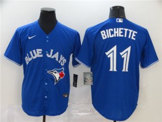 Toronto Blue Jays #11 Bo Bichette Majestic Blue Cool Base Stitched MLB Jersey