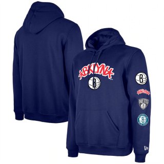 Brooklyn Nets Navy 2023-24 City Edition Pullover Hoodie