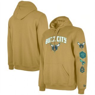 Charlotte Hornets Tan 2023-24 City Edition Pullover Hoodie