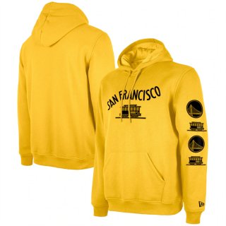 Golden State Warriors Yellow 2023-24 City Edition Pullover Hoodie