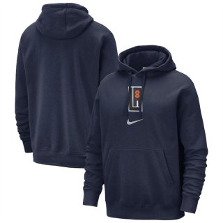 Los Angeles Clippers Navy 2023-24 City Edition Essential Club Pullover Hoodie