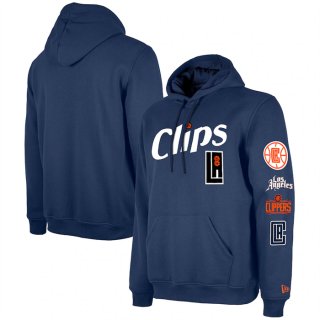 Los Angeles Clippers Navy 2023-24 City Edition Pullover Hoodie