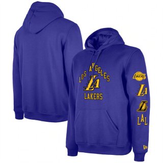 Los Angeles Lakers Purple 2023-24 City Edition Pullover Hoodie