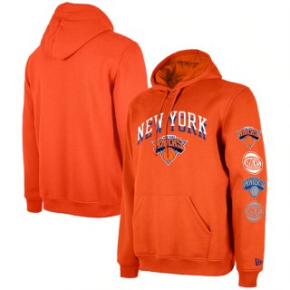 New York Knicks Orange 2023-24 City Edition Pullover Hoodie