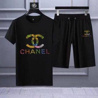 Chanel 2 Pieces Short m-5xl black