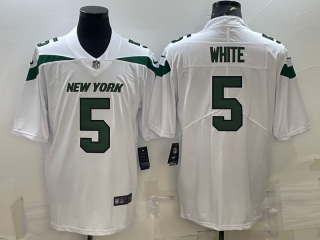 New York Jets #5 Mike White White Vapor Untouchable Limited Stitched Jersey