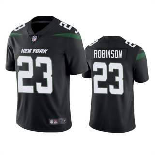New York Jets #23 James Robinson Black Vapor Untouchable Limited Stitched