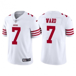San Francisco 49ers #7 Charvarius Ward White Vapor Untouchable Limited Stitched