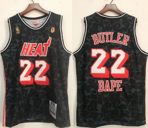 Miami Heat #22 Jimmy Butler Black Stitched Jersey