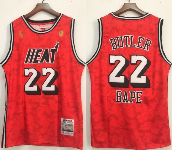 Miami Heat #22 Jimmy Butler Red Stitched Jersey