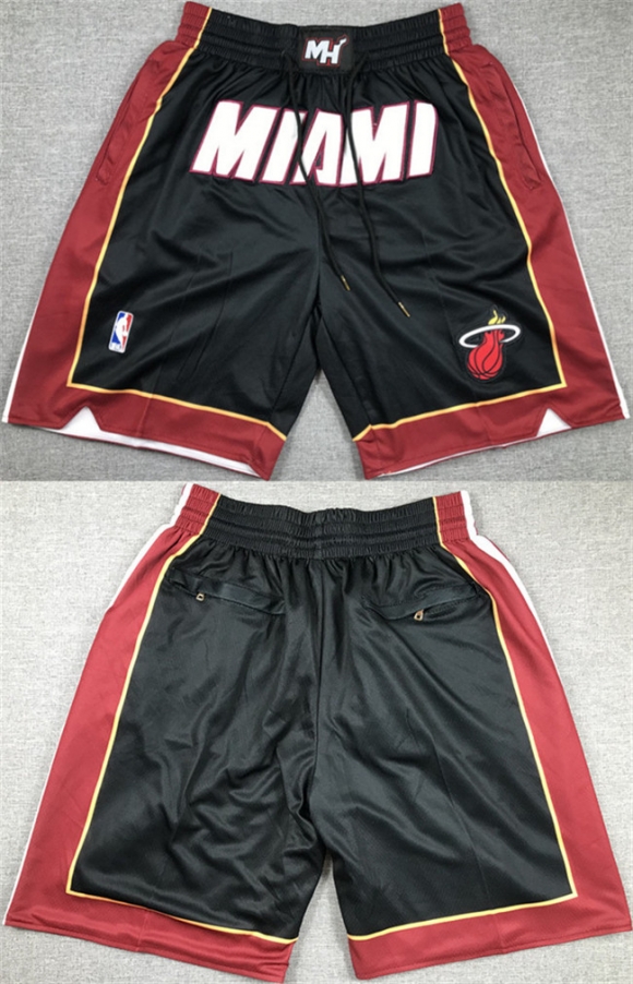 Miami Heat Black Shorts (Run Small)