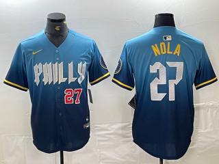 Philadelphia Phillies #27 Nola 2024 city jersey 2