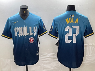 Philadelphia Phillies #27 Nola 2024 city jersey 4