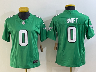 Eagles #0 Swift Green 2023 F.U.S.E. women jersey
