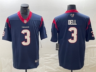 Houston Texans #3 Tank Dell Navy Vapor Untouchable Stitched Football Jersey