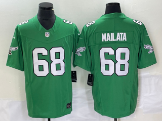 Philadelphia Eagles #68 Jordan Mailata Green 2023 F.U.S.E. Vapor Untouchable