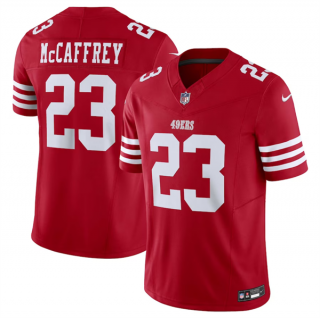 San Francisco 49ers #23 Christian McCaffrey Red 2023 F.U.S.E. Vapor Untouchable